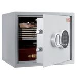 Сейф офисный (мебельный) облегченной конструкции AIKO "T-28 EL", 280х340х295 мм, 8 кг, электронный замок, крепление к стене, полу