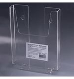 Подставка для рекламных материалов BRAUBERG, А5, вертикальная, 155х210х30 мм, настенная, 290433