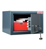 Сейф офисный (мебельный) облегченной конструкции AIKO "T-170 KL", 170х260х230 мм, 5 кг, ключевой замок, крепление к стене