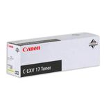 Тонер CANON (C-EXV17Y) iR4080/4580/5185, желтый, оригинальный, ресурс 30000 стр., 0259B002