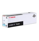 Тонер CANON (C-EXV17C) iR4080/4580/5185, голубой, оригинальный, ресурс 30000 стр., 0261b002