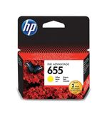 Картридж струйный HP (CZ112AE) Deskjet Ink Advantage 3525/5525/4515/4525 №655, желтый, оригинальный
