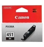 Картридж струйный CANON (CLI-451Bk) Pixma iP7240 и другие, черный, оригинальный, 6523В001