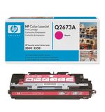Картридж лазерный HP (Q2673A) ColorLaserJet 3500/3550/3700, пурпурный, оригинальный, ресурс 4000 стр.