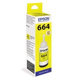 Чернила EPSON (C13T66444A) для СНПЧ Epson L100/L110/L200/L210/L300/L456/L550, желтые, оригинальные