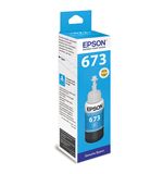 Чернила EPSON (C13T67324A) для СНПЧ Epson L800/L805/L810/L850/L1800, голубые, оригинальные
