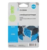 Картридж струйный CACTUS (CS-CN046) для HP OfficeJet 8100/ 8600, голубой, 26 мл