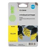 Картридж струйный CACTUS (CS-CN048) для HP OfficeJet 8100/ 8600, желтый, 26 мл