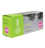 Картридж лазерный CACTUS (CS-CLT-Y406S) для SAMSUNG CLP-365/365W, желтый, ресурс 1000 стр.