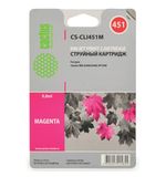 Картридж струйный CACTUS (CS-CLI451M) для CANON Pixma iP7240, пурпурный