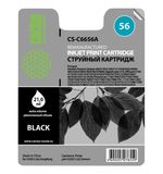 Картридж струйный CACTUS (CS-C6656A) для HP Deskjet 5150/5550/5600/5850, черный, 21 мл