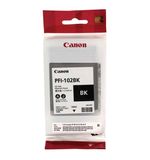 Картридж струйный CANON (PFI-102BK) iPF500/510/F600/605/610/650/655/700/710/720, черный, оригинальный, 130 мл, 0895B001