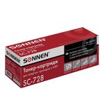 Картридж лазерный SONNEN (SC-728) для CANON MF4410/4430/4450/4570dn/4580dn, ресурс 2100 стр., 362431