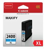 Картридж струйный CANON (PGI-2400XLС) iB4040/MB5040/MB5340, голубой, оригинальный, ресурс 1500 стр., 9274B001