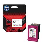 Картридж струйный HP (С2P11AE) Ink Advantage 5575/5645/OfficeJet 202, №651, цветной, оригинальный, ресурс 300 стр., C2P11AE