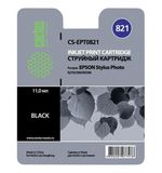 Картридж струйный CACTUS (CS-EPT0821) для EPSON Stylus R270/R390/ RX590, черный