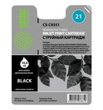 Картридж струйный CACTUS (CS-C9351C) для HP Deskjet 3920/3940/officeJet4315, черный, 20 мл