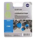 Картридж струйный CACTUS (CS-EPT1292) для EPSON Stylus B42WD/BX305W/BX625WD, голубой