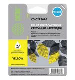 Картридж струйный CACTUS (CS-C2P26AE) для HP Officejet Pro 6830/6230, желтый, ресурс 1000 стр.