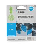 Картридж струйный CACTUS (CS-CN054) для HP OfficeJet 6100/6600/6700, голубой, 14 мл