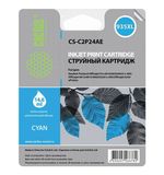 Картридж струйный CACTUS (CS-C2P24AE) для HP Officejet Pro 6830/6230, голубой, ресурс 1000 стр.