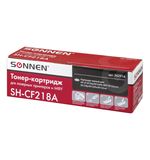 Картридж лазерный SONNEN (SH-CF218A) для HP LaserJet M132/M104, ресурс 1400 стр., 362916