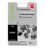 Картридж струйный CACTUS (CS-PGI2400XLВК) для CANON iB4040/MB5040/MB5340, черный, ресурс 2500 стр., CS-PGI2400XLBK