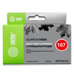 Картридж струйный CACTUS (CS-PFI107MBK) для CANON PF680/685/780/785, матовый черный, 130 мл