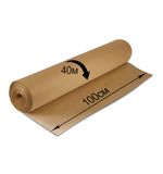 Крафт-бумага в рулоне, 1000 мм х 40 м, плотность 78 г/м2, BRAUBERG, 440148