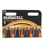 Батарейки DURACELL Basic, AA LR6, Alkaline, 8 шт., в блистере, 1,5 В