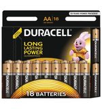 Батарейки DURACELL Basic, AA LR6, Alkaline, 18 шт., в блистере, 1,5 В