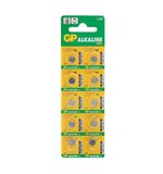 Батарейка GP (Джи-Пи) Alkaline 192 (G3, LR41), 1 штука, в блистере, 1,5 В, 4891199015533