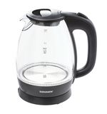 Чайник SONNEN KT-1786, 1,7 л, 2200 Вт, закрытый нагревательный элемент, стекло, 453422