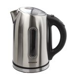 Чайник SONNEN KT-1740, 1,7 л, 2200 Вт, закрытый нагревательный элемент, терморегулятор, нержавеющая сталь, 453421