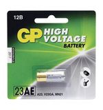 Батарейки GP High Voltage, 23AE, алкалиновая, для сигнализаций, 1 шт., в блистере (отрывной блок), 23AF-2C5