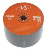 Диски CD-RW VS, 700 Mb, 4-12x, 50 шт., Bulk, VSCDRWB5001