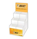 Стойка для выкладки товара настольная BIC, 30,8х16х13 см, 6 ячеек, пластик