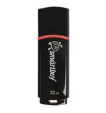 Флэш-диск 32 GB, SMARTBUY Crown, USB 2.0, черный, SB32GBCRW-K