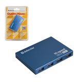 Хаб DEFENDER SEPTIMA SLIM, USB 2.0, 7 портов, порт для питания, алюминиевый корпус, 83505