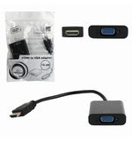 Кабель-переходник HDMI-VGA, 15 см, CABLEXPERT, M-F, для передачи аналогового видео, A-HDMI-VGA-04