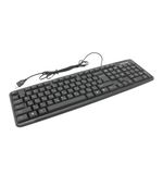 Клавиатура проводная DEFENDER Element HB-520, USB, 104 клавиши + 3 дополнительные клавиши, черная, 45522