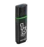 Флэш-диск 16 GB, SMARTBUY Glossy, USB 2.0, черный, SB16GBGS-K