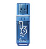 Флэш-диск 16 GB, SMARTBUY Glossy, USB 2.0, синий, SB16GBGS-B