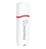 Флэш-диск 8 GB, SMARTBUY Crown, USB 2.0, белый, SB8GBCRW-W