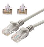 Кабель (патч-корд) UTP 5e категория, RJ-45, 10 м, CABLEXPERT, для подключения по локальной сети LAN, PP12-10M