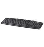 Клавиатура проводная SONNEN KB-8137, USB, 104 клавиши + 12 дополнительных, мультимедийная, черная, 512652