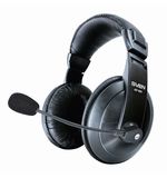 Наушники с микрофоном (гарнитура) SVEN AP-860MV, проводные, 2 м, с оголовьем, черные, SV-0410860