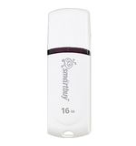 Флэш-диск 16 GB, SMARTBUY Paean, USB 2.0, белый, SB16GBPN-W
