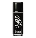 Флэш-диск 32 GB, SMARTBUY Glossy, USB 2.0, черный, SB32GBGS-K