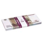 Деньги шуточные "100 рублей", упаковка с европодвесом, AD0000094
